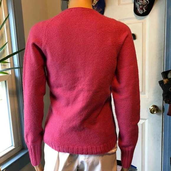 Gap Stretch Wool Blend Bottom up Sweater Cardigan Women Size S - Picture 2 of 5